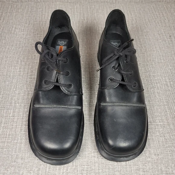 Dr. Doc Martens 9264 Loafers Black Leather Shoes Men's Size 7  Women's 8.5 - Picture 2 of 12